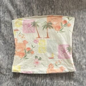 Hollister Multicolor Tropical Print Tank Top